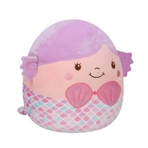 Denise The Mermaid Squishmallows 16in Pink Purple Plush Kelly Toy
